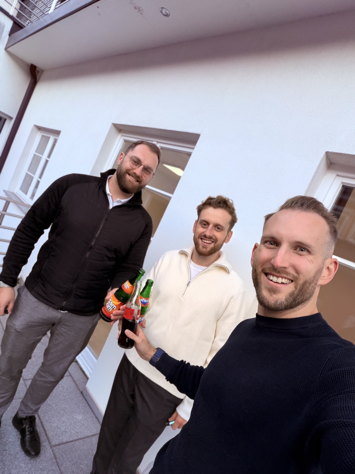 The three SimplifieD Solutions founders — selfie