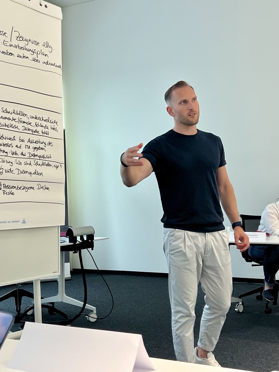 Prozessanalyse am Flipchart