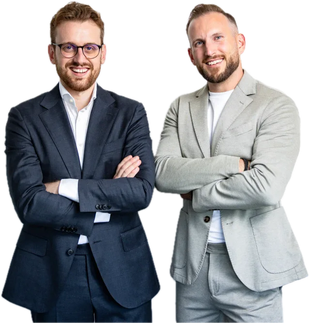 Gabriel Michelberger und Oliver Bührer, die Hosts von Hype oder Hebel