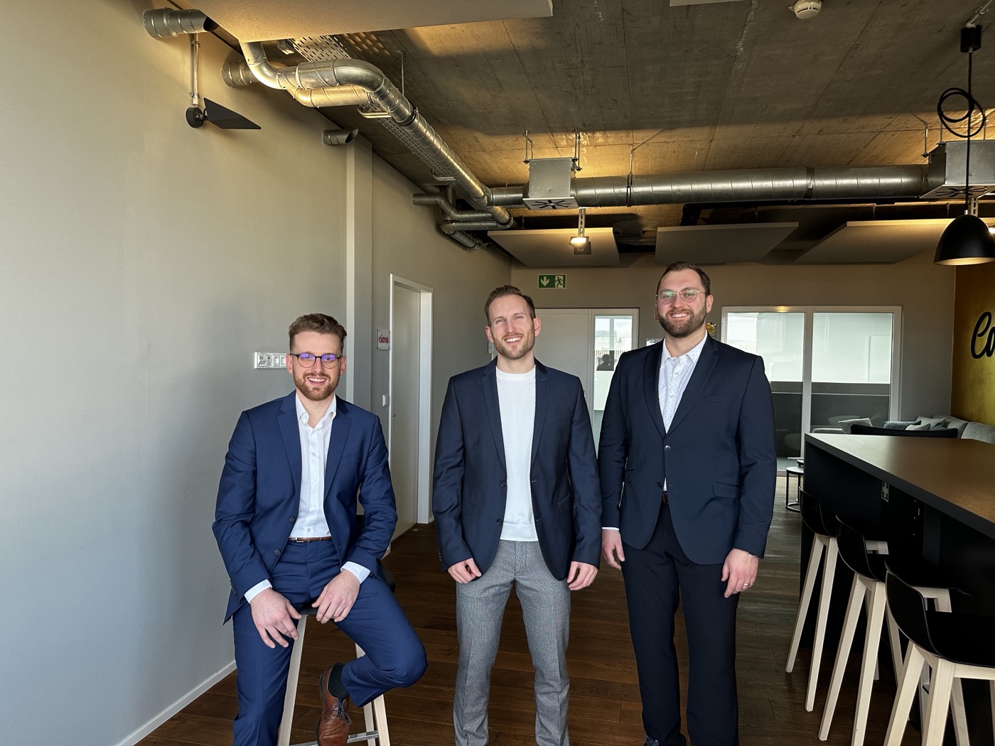 Das SimplifieD Solutions Team – Gabriel Michelberger, Oliver Bührer und Markus Dieing